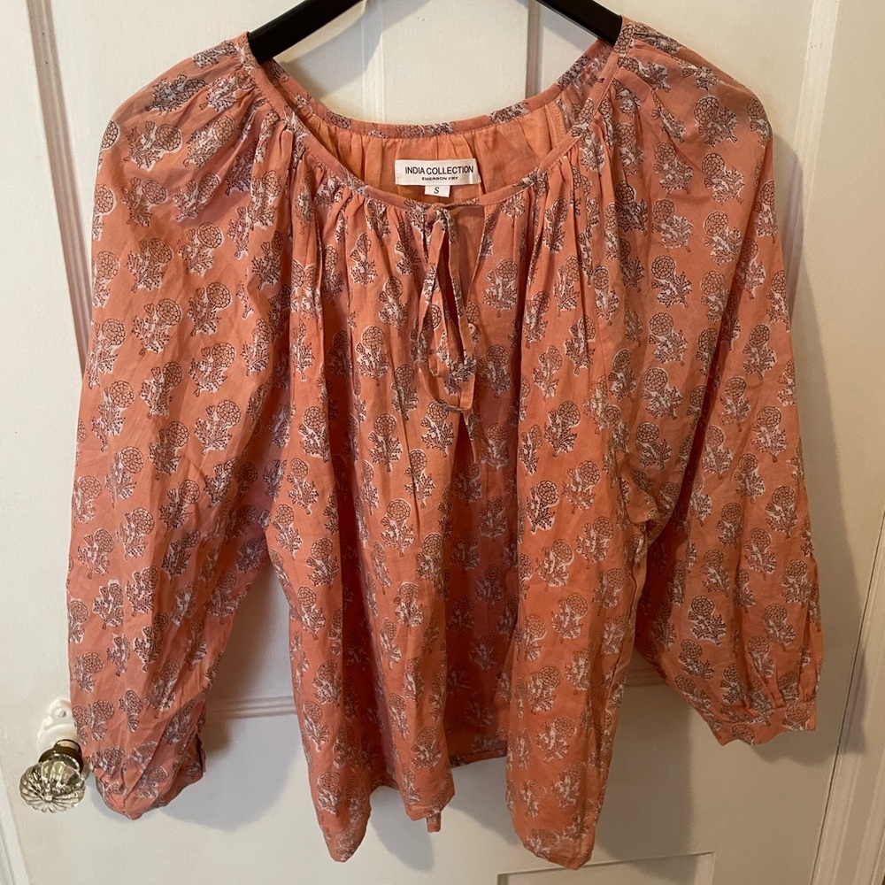 Emerson Fry India Collection Lucy Blouse Pink